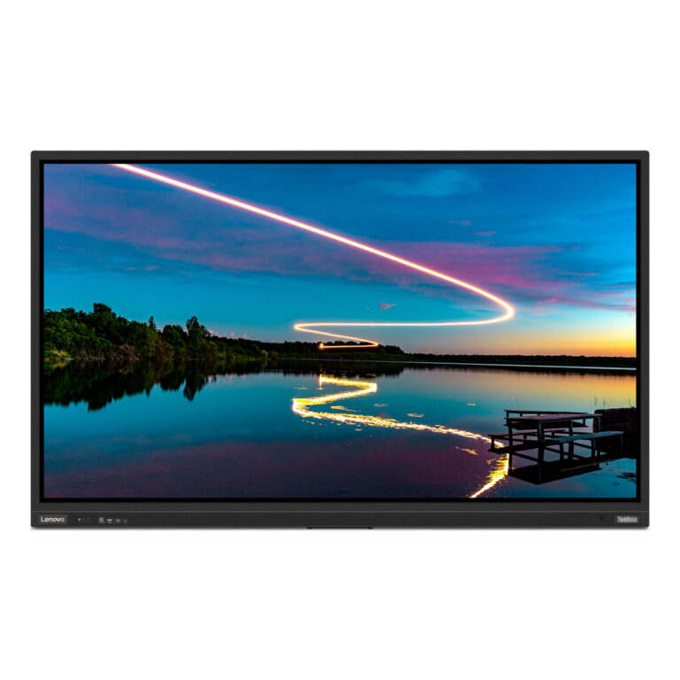 Lenovo ThinkVision T86 computer monitor 2.18 m (86") 3840 x 2160 pixels 4K Ultra HD LED Touchscreen Black