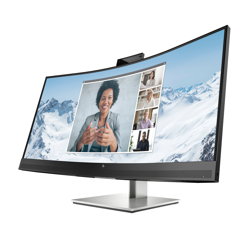 HP E34m G4 WQHD Curved USB-C Conferencing Monitor - Image 7