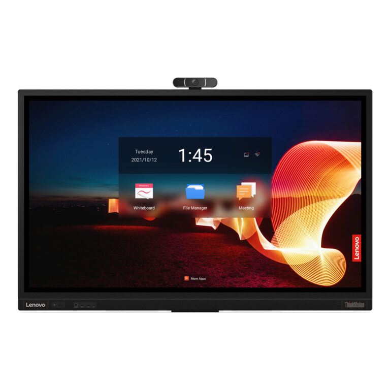 Lenovo ThinkVision T65 computer monitor 165.1 cm (65") 3840 x 2160 pixels 4K Ultra HD LED Touchscreen Black