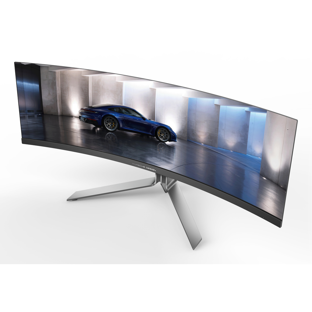 AOC Porsche PD49 computer monitor 124.5 cm (49") 5120 x 1440 pixels DQHD QD-OLED Black, Silver - Image 8