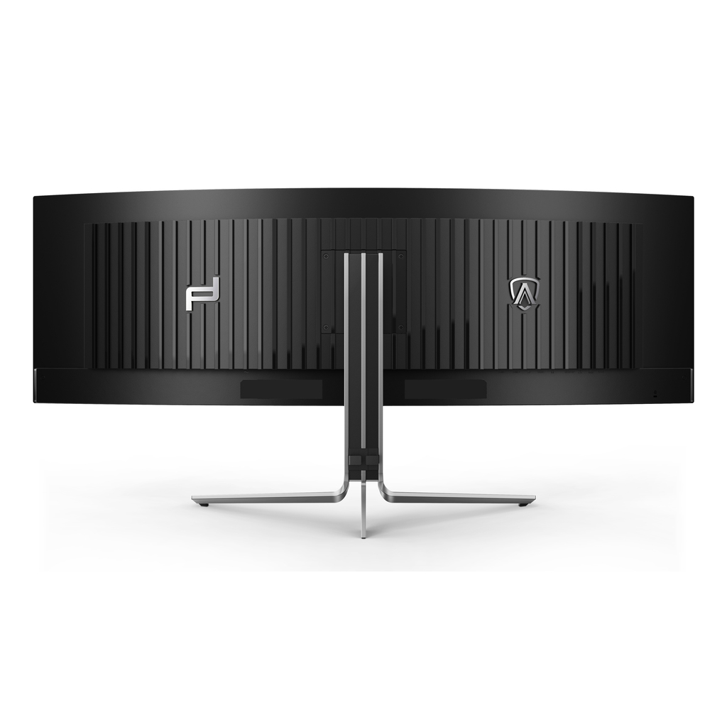 AOC Porsche PD49 computer monitor 124.5 cm (49") 5120 x 1440 pixels DQHD QD-OLED Black, Silver - Image 10