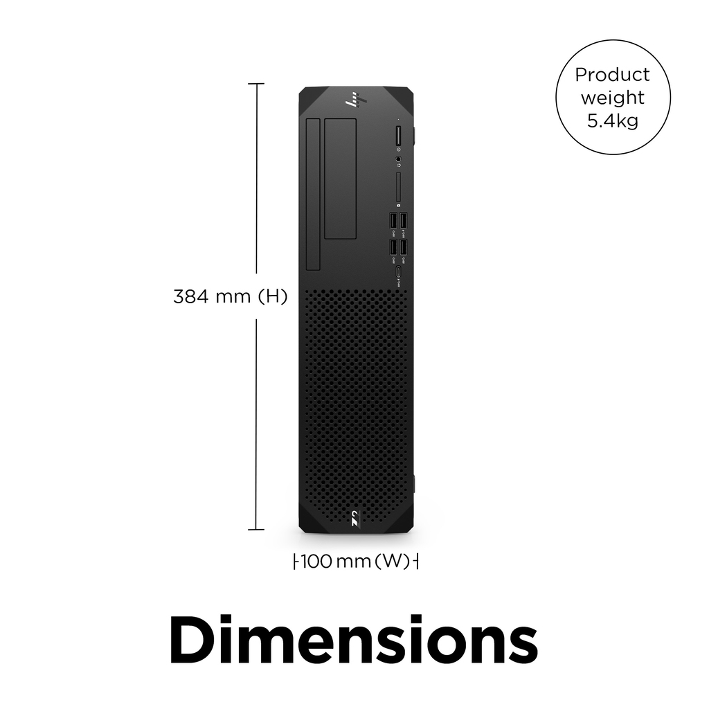 HP Z2 G9 Intel® Core™ i7 i7-14700 16 GB DDR5-SDRAM 512 GB SSD Windows 11 Pro SFF Workstation AI Workstation Black - Image 9