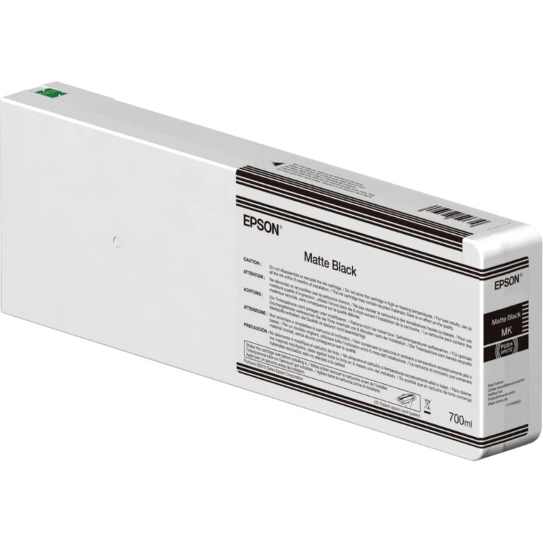 Epson Singlepack Matte Black T55K80N UltraChrome HDX/HD 700ml