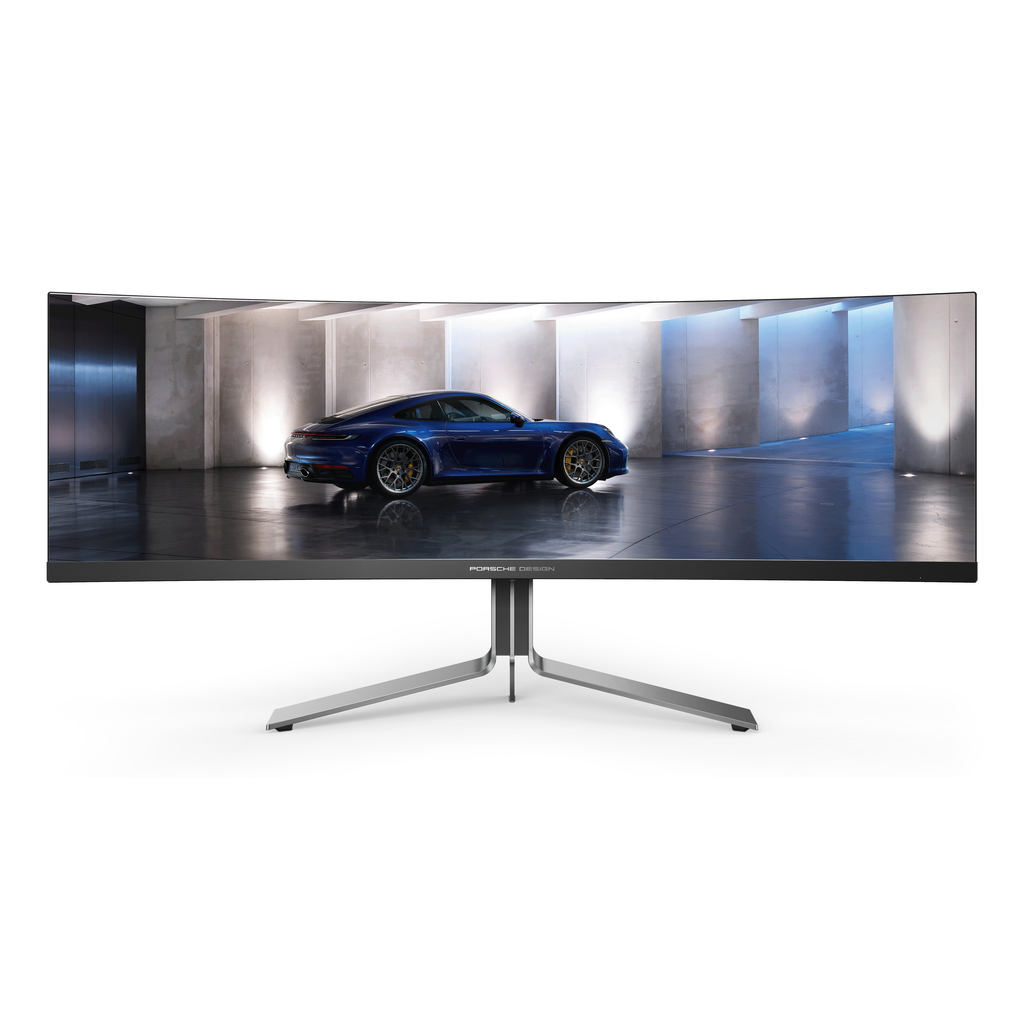 AOC Porsche PD49 computer monitor 124.5 cm (49") 5120 x 1440 pixels DQHD QD-OLED Black, Silver - Image 3