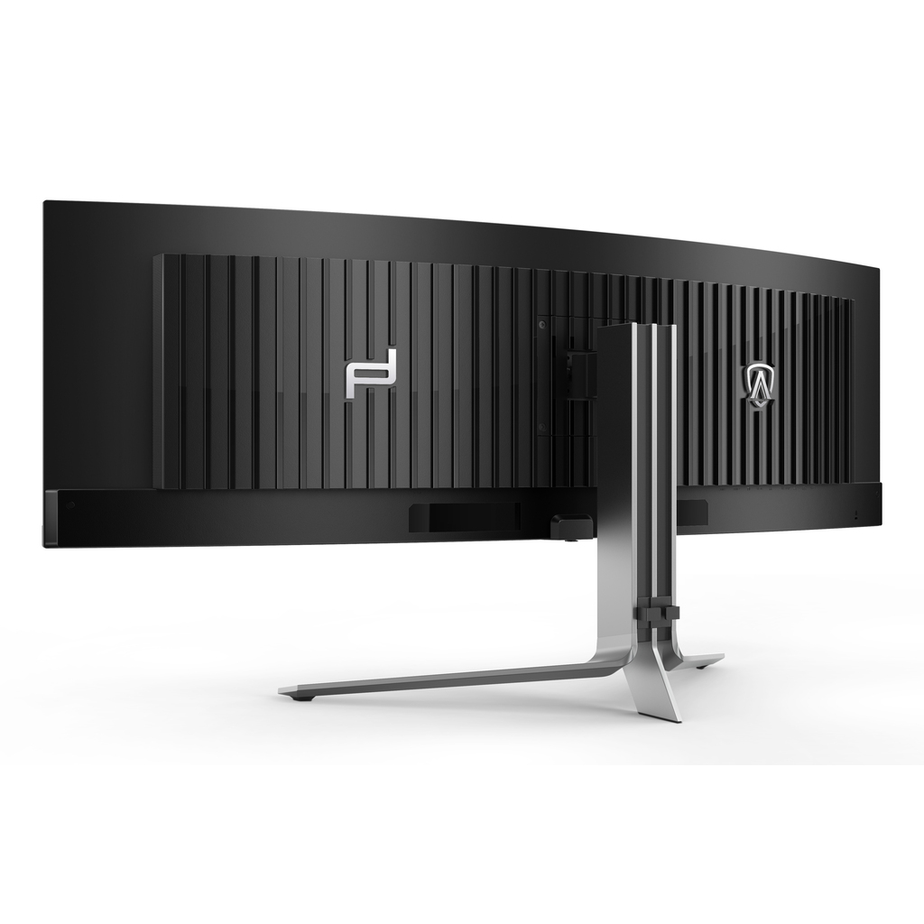AOC Porsche PD49 computer monitor 124.5 cm (49") 5120 x 1440 pixels DQHD QD-OLED Black, Silver - Image 12