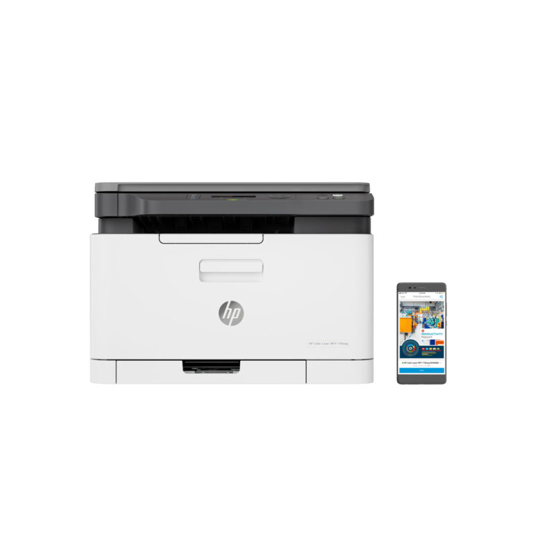 HP Laser 178nw Wireless Multifunction Color Printer, Copier, Scanner; Duplex