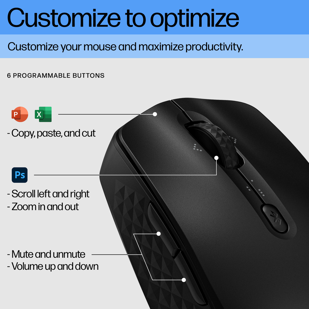 HP 425 Programmable Bluetooth Mouse - Image 12