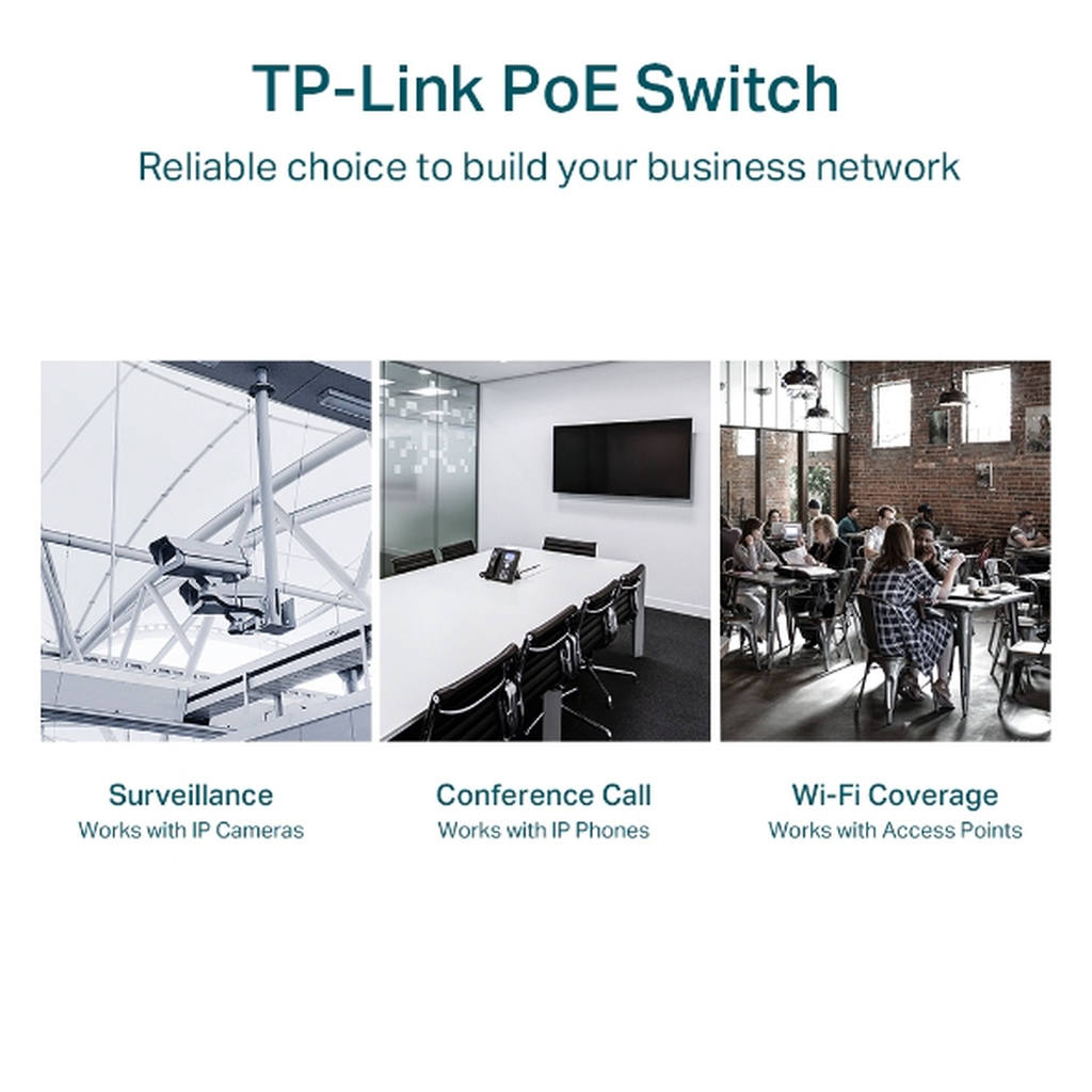TP-Link 18-Port Gigabit Easy Smart PoE Switch with 16-Port PoE+ - Image 8