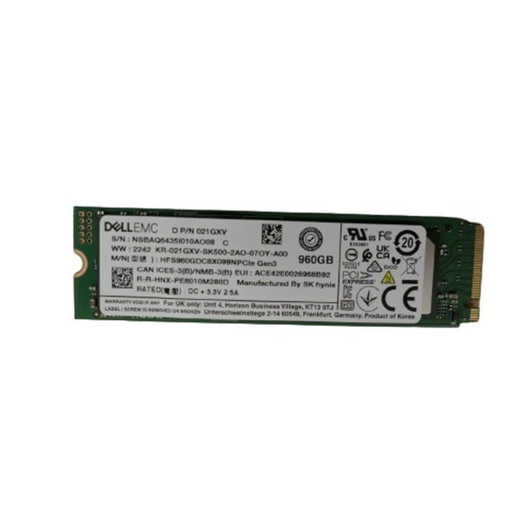 DELL 400-BONH internal solid state drive 960 GB M.2