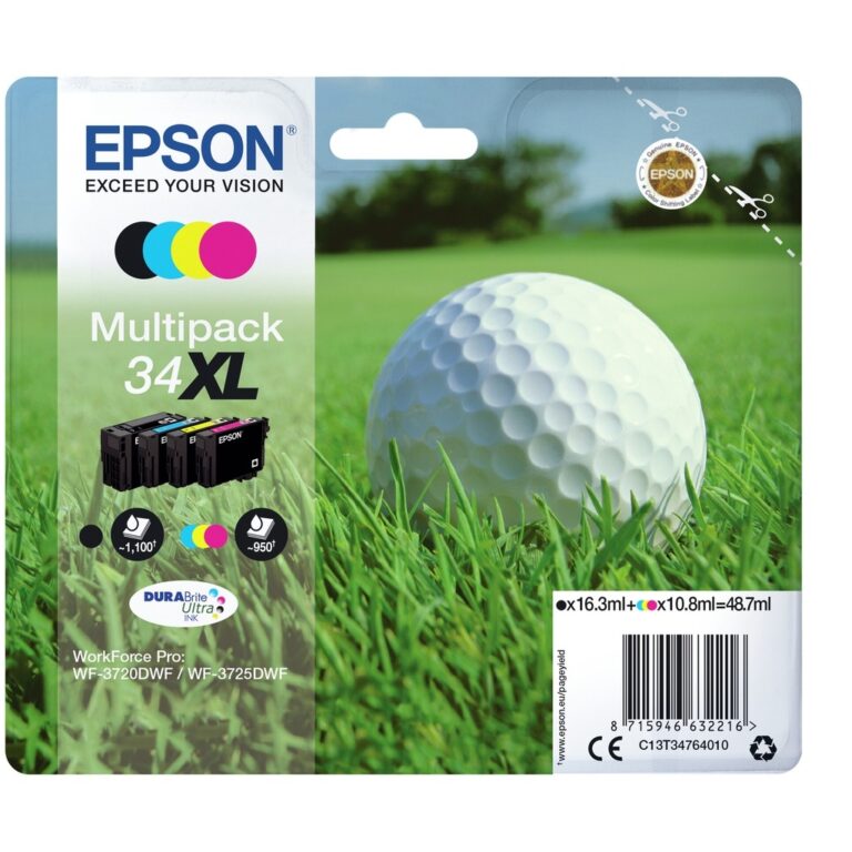 Epson Golf ball 34XL DURABrite Ultra Multipack 4-colours Ink