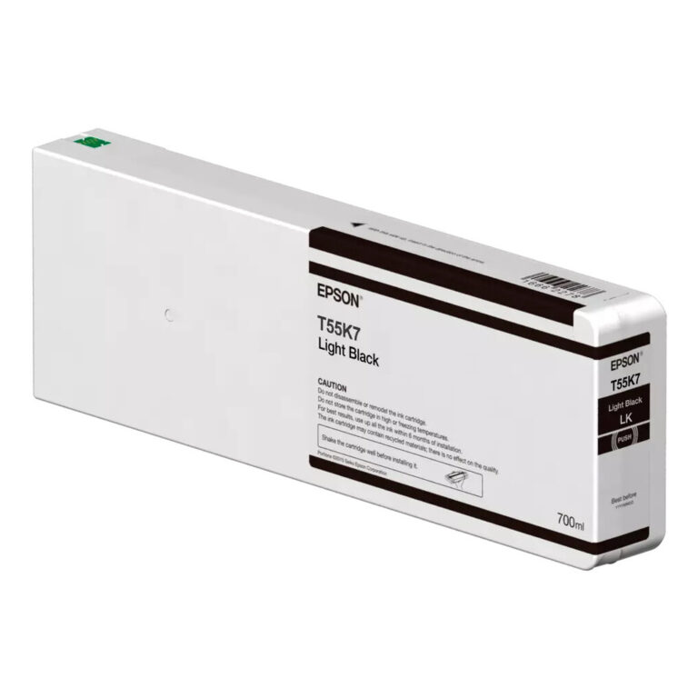 Epson Singlepack Light Black T55K700 UltraChrome HDX/HD 700ml