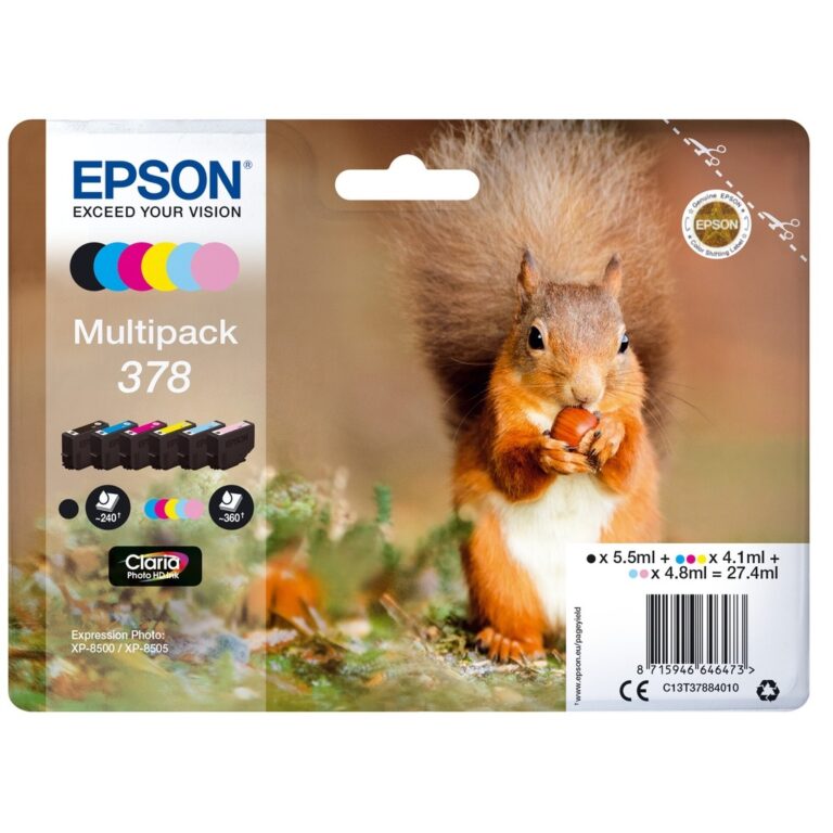 Epson Squirrel 378 Claria Photo HD Multipack 6-colours Ink