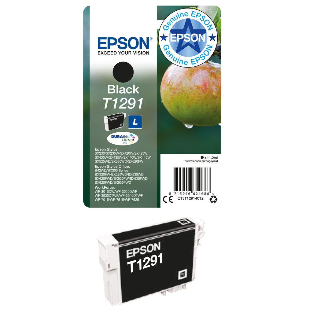 Epson Apple T1291 DURABrite Ultra Single Black Ink - Image 8