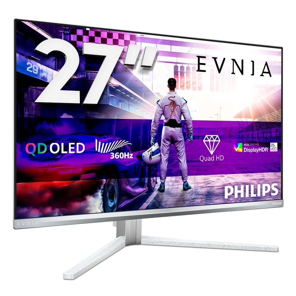 Philips Evnia 8000 27M2N8500/00 computer monitor 67.3 cm (26.5") 2560 x 1440 pixels Quad HD QD-OLED White - Image 5