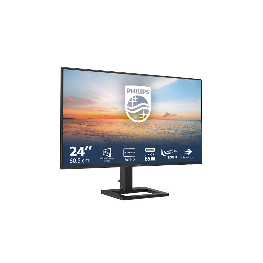 Philips 1000 series 24E1N1300AE/00 computer monitor 60.5 cm (23.8") 1920 x 1080 pixels Full HD LCD Black - Image 2