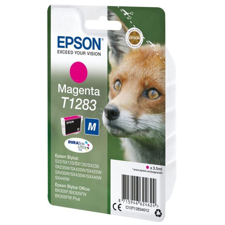 Epson Fox T1283 DURABrite Ultra Single Magenta Ink