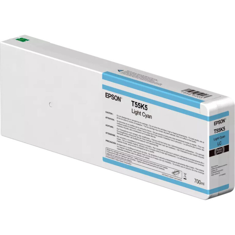 Epson Singlepack Light Cyan T55K500 UltraChrome HDX/HD 700ml