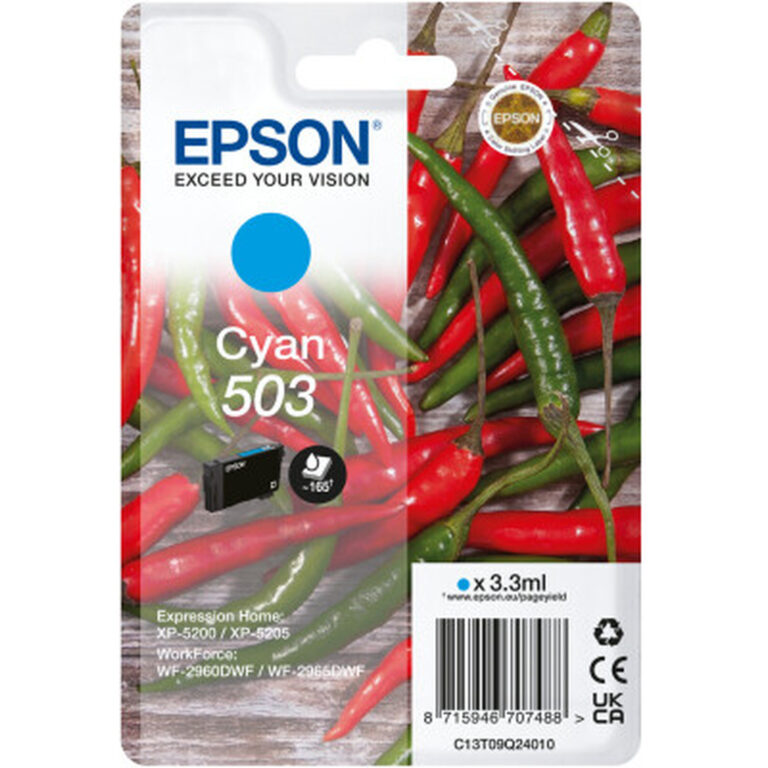 Epson Singlepack Cyan 503 Ink