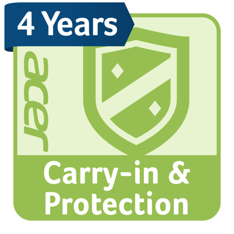Acer Care Plus - 4 year Carry-in with Equipment Protection (€50 fee) - Notebooks & Chromebooks