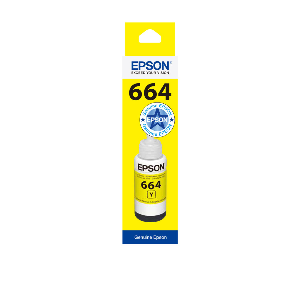 Epson 664 EcoTank Yellow Ink Bottle - Image 2