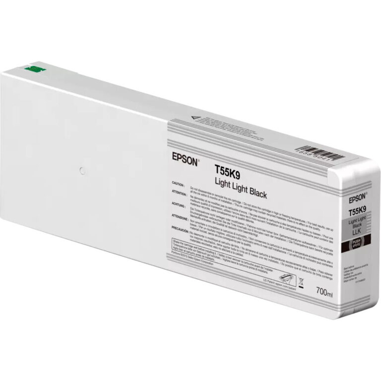Epson Singlepack Light Light Black T55K900 UltraChrome HDX/HD 700ml