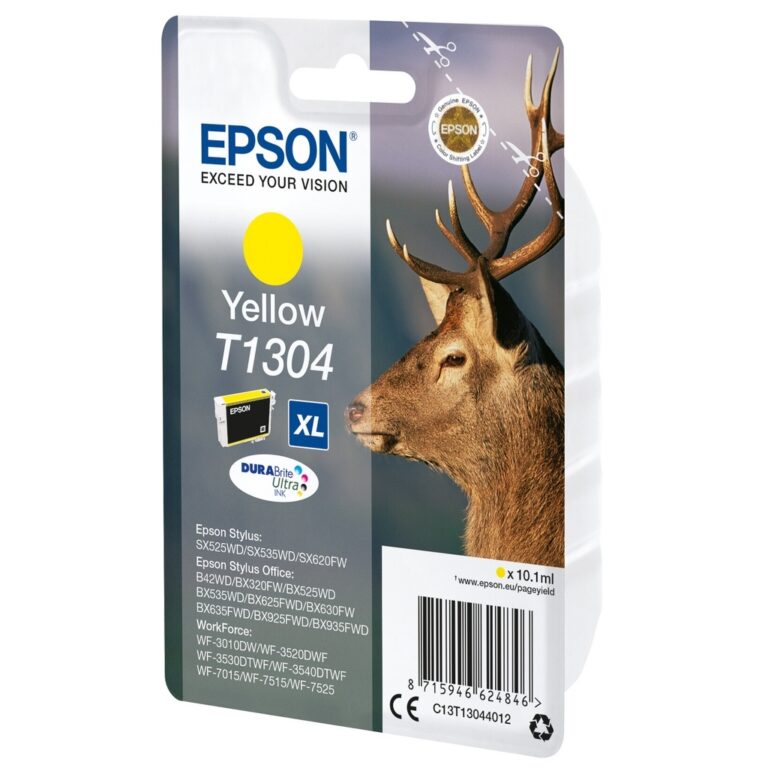 Epson Stag T1304 DURABrite Ultra Single Yellow Ink
