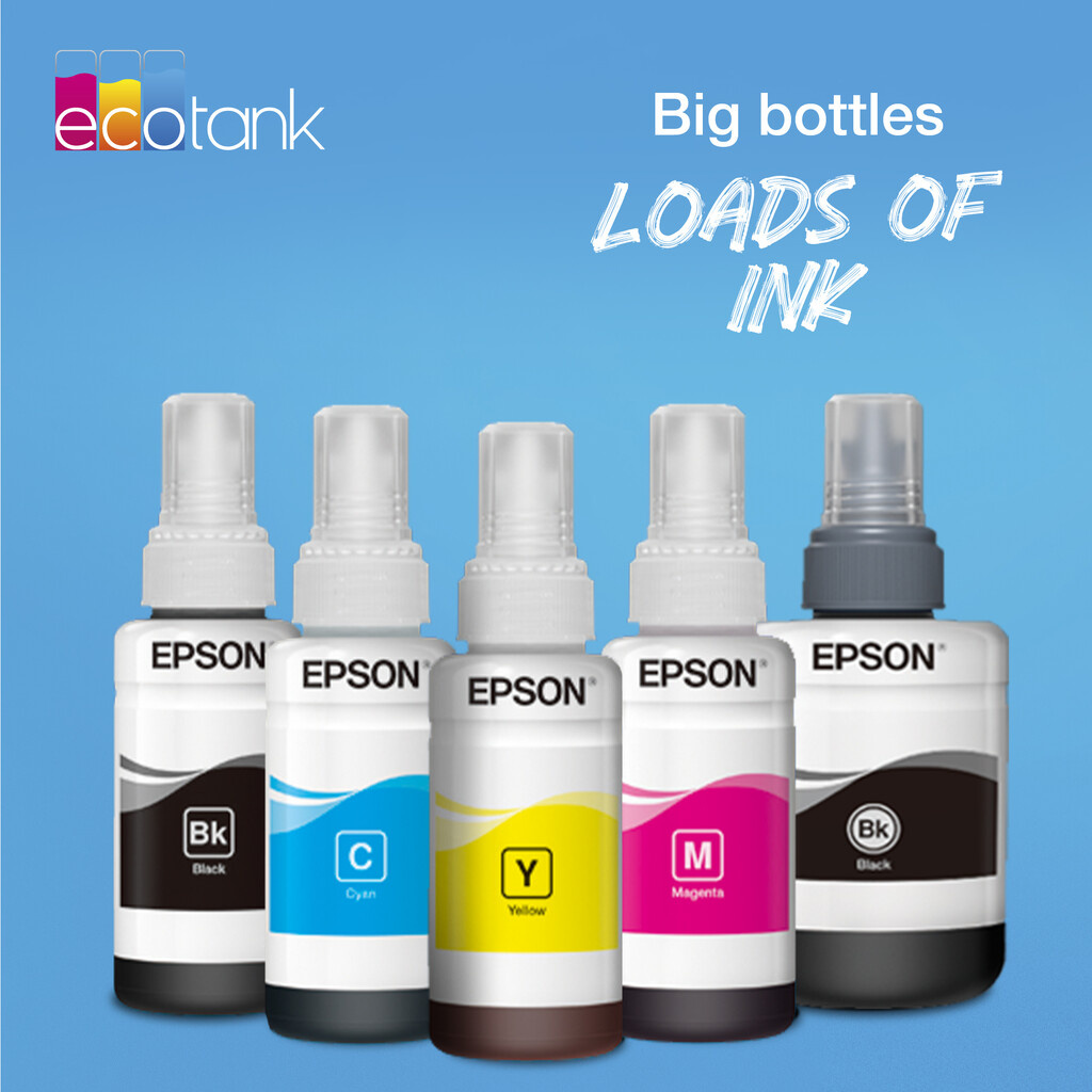 Epson 664 EcoTank Cyan Ink Bottle - Image 6
