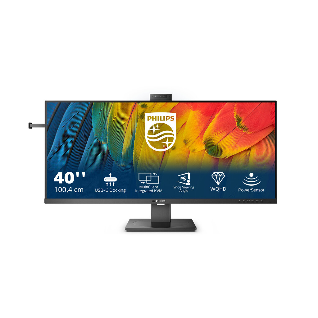 Philips 5000 series 40B1U5601H/00 computer monitor 101.6 cm (40") 3440 x 1440 pixels Wide Quad HD LCD Black - Image 2