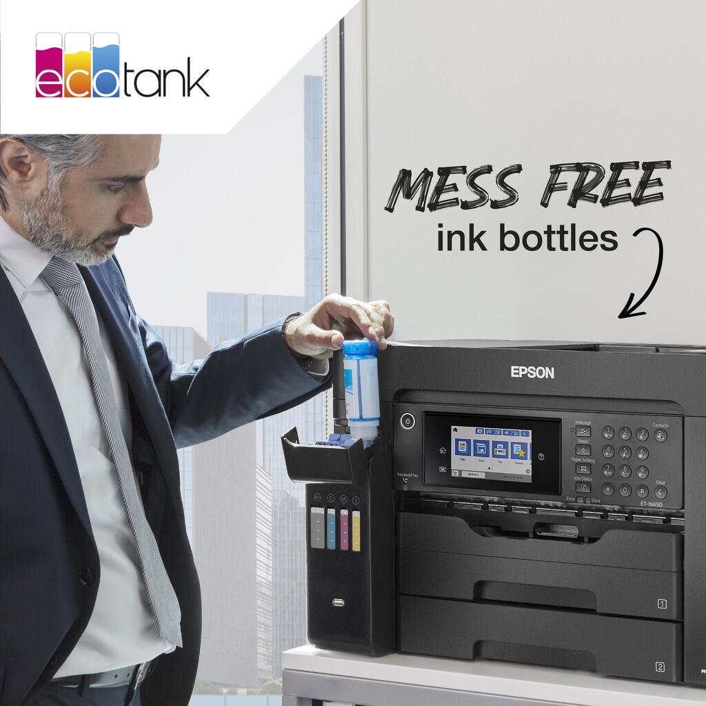 Epson 113 EcoTank Pigment Magenta ink bottle - Image 3