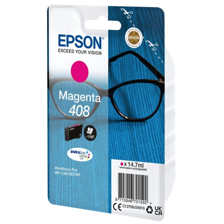 Epson 408 Spectacles DURABrite Ultra Single Magenta Ink