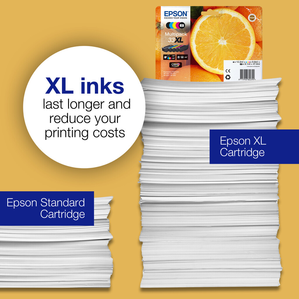 Epson Oranges 33XL Claria Premium Single Magenta Ink - Image 7