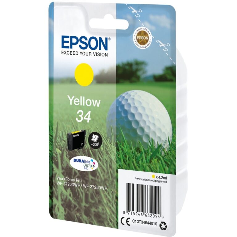 Epson Golf ball 34 DURABrite Ultra Single Yellow Ink