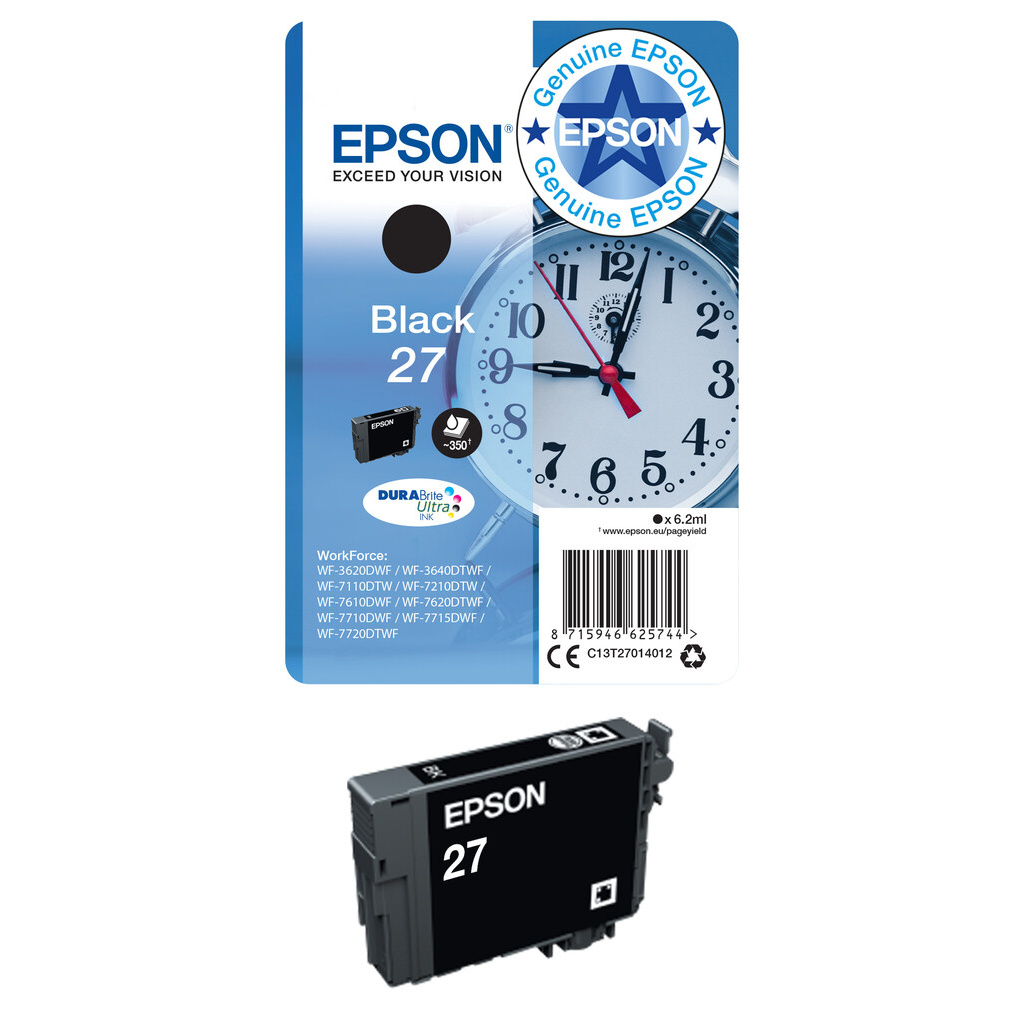 Epson Alarm clock Multipack 3-clr 27XL DURABrite Ultra Ink EasyMail - Image 10