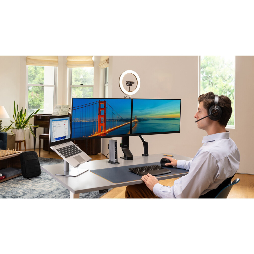Kensington SmartFit Space-Saving Dual Monitor Arm - Image 26
