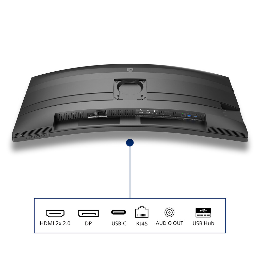 Philips 5000 series 34B2U5600C/00 computer monitor 86.4 cm (34") 3440 x 1440 pixels Dual QHD LCD Grey - Image 4