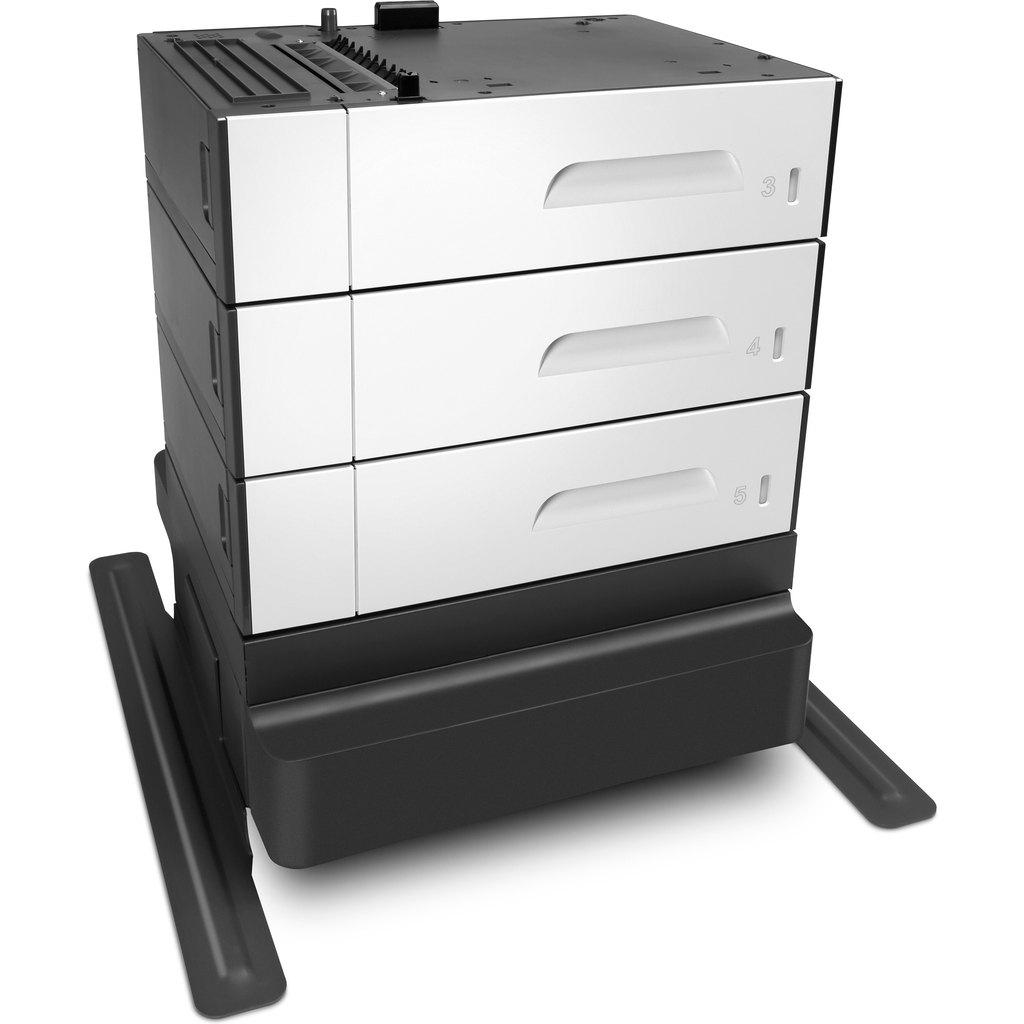 HP PageWide Enterprise 3x500 sheet Paper Tray and Stand - Image 2