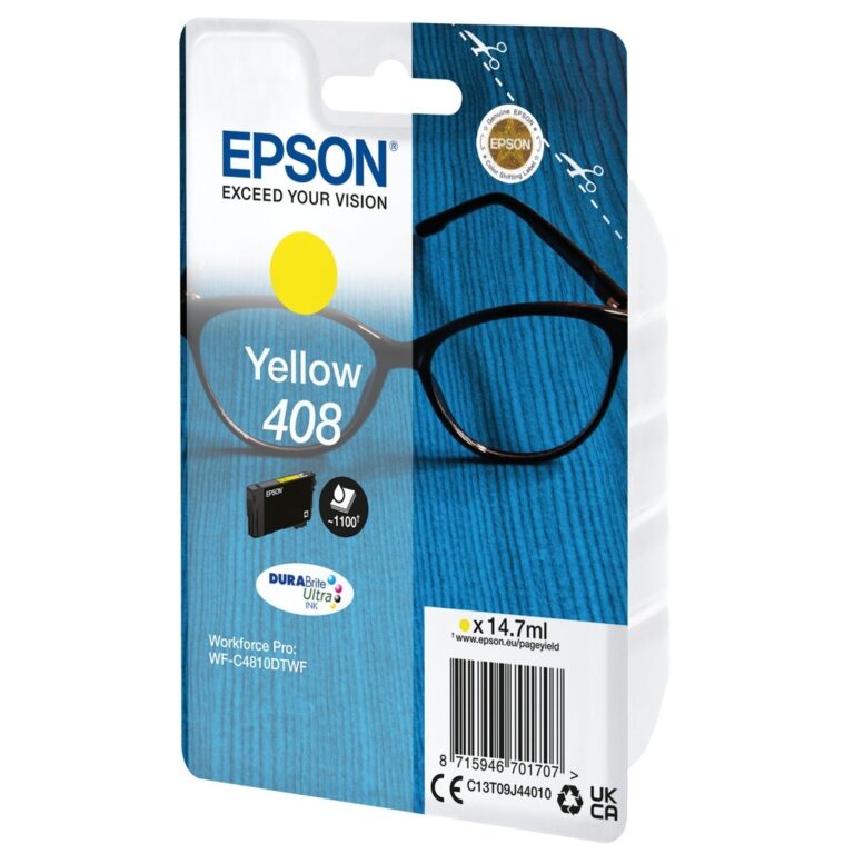Epson 408 Spectacles DURABrite Ultra Single Yellow Ink
