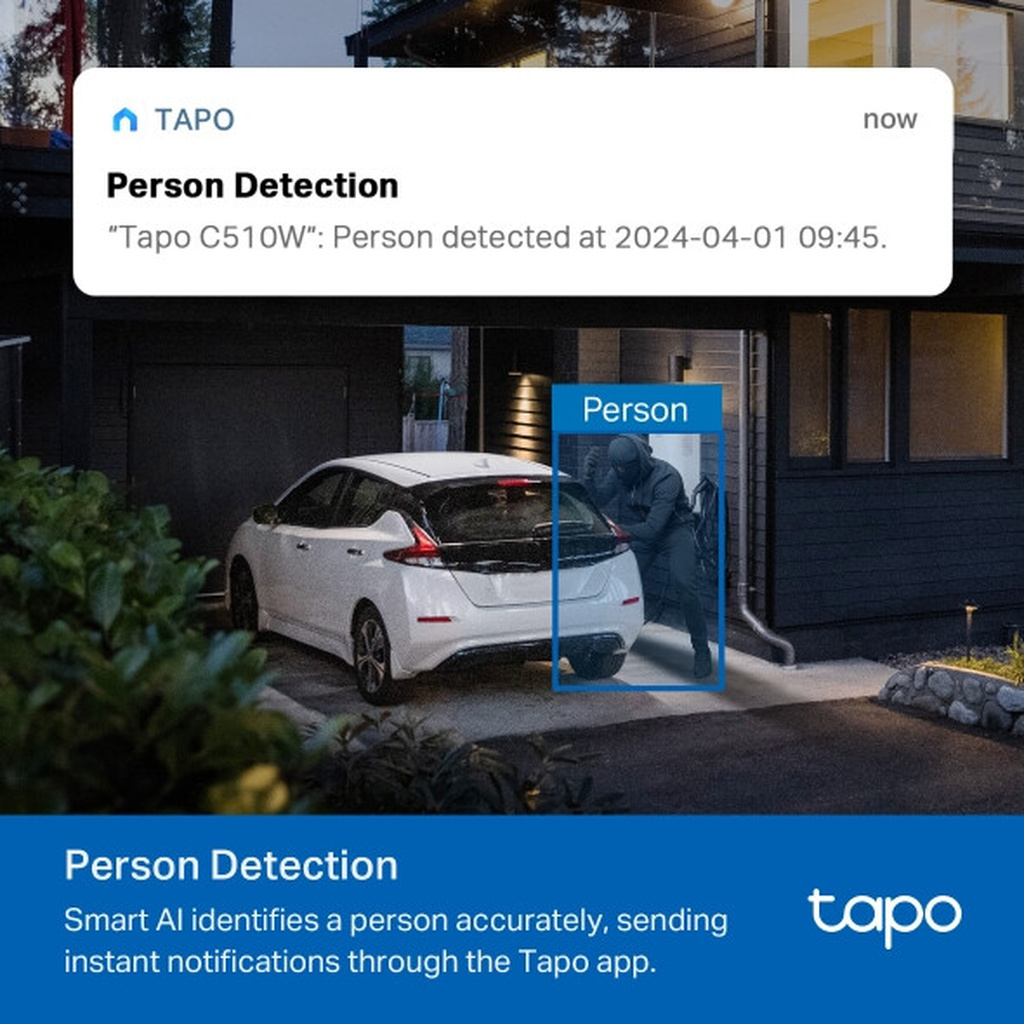 TP-Link Tapo Outdoor Pan/Tilt Security Wi-Fi Camera - Image 7