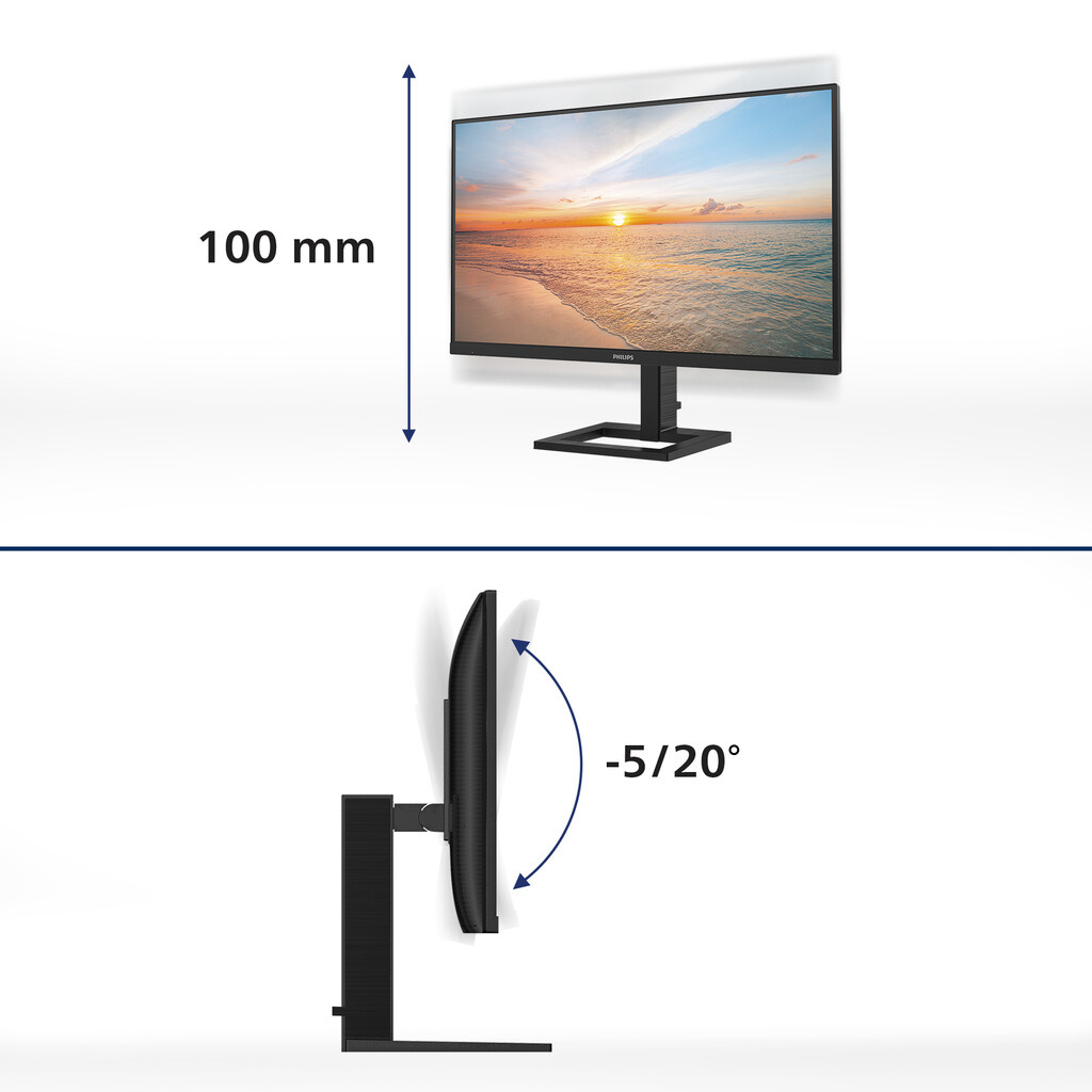 Philips 1000 series 27E1N1800AE/00 computer monitor 68.6 cm (27") 3840 x 2160 pixels 4K Ultra HD LED Black - Image 2