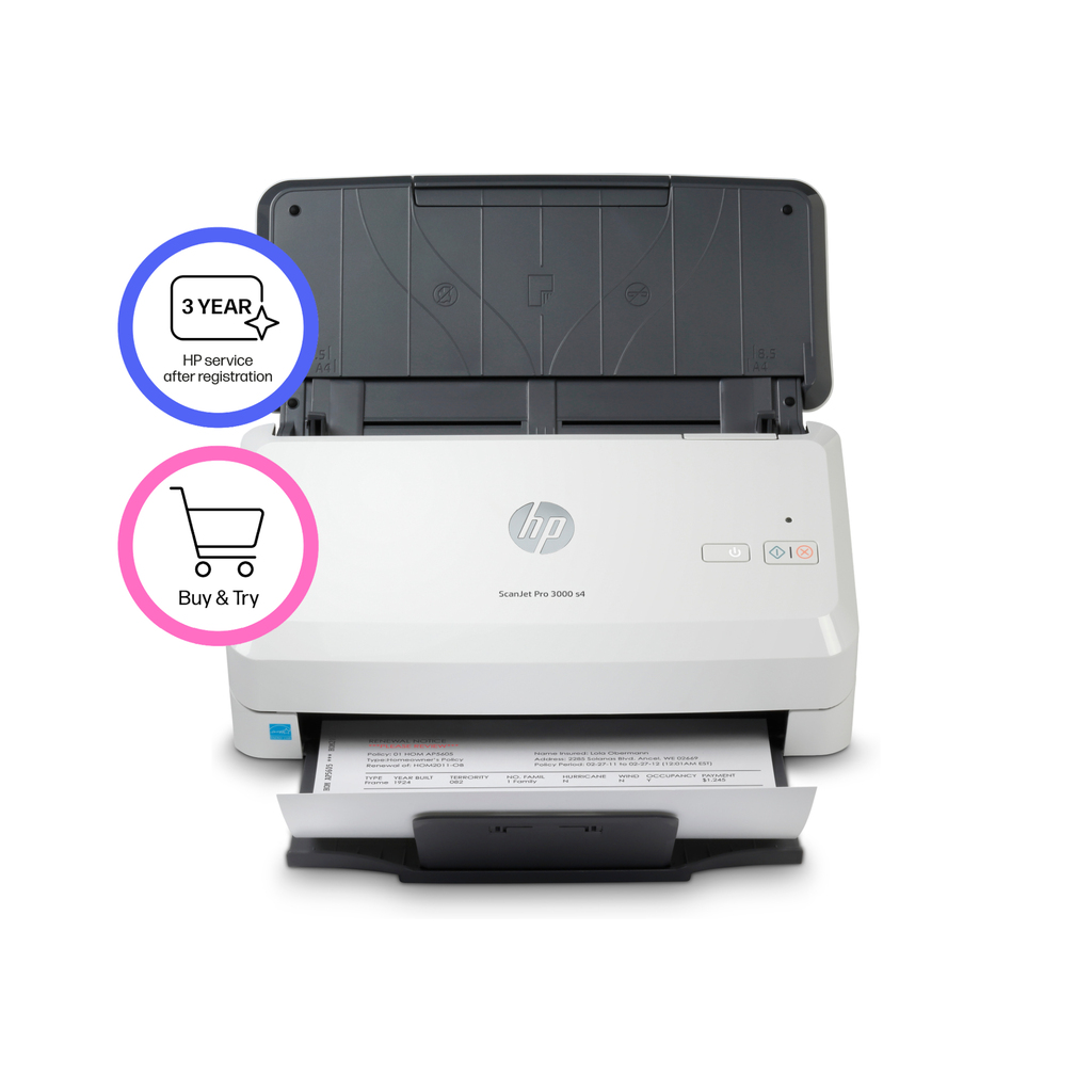 HP Scanjet Pro 3000 s4 Sheet-fed scanner 600 x 600 DPI A4 Black, White - Image 2