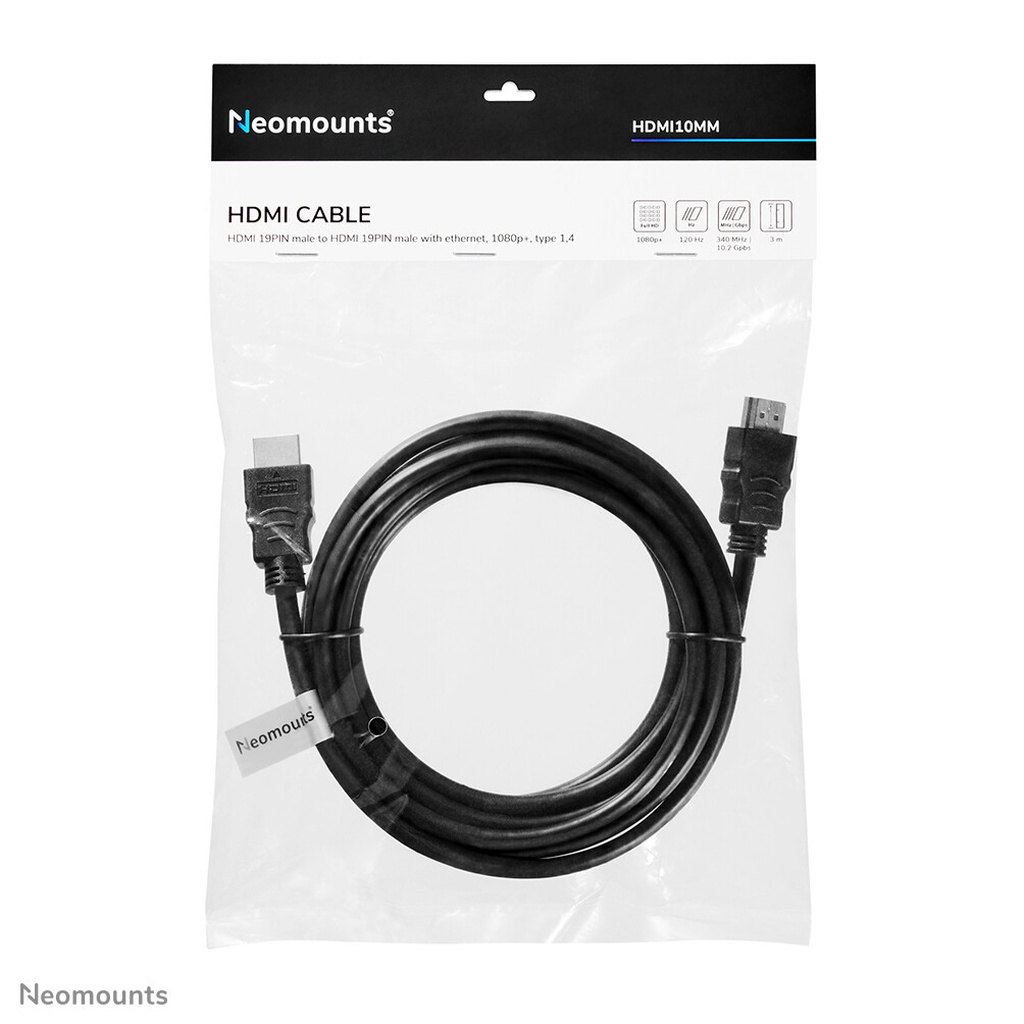 Neomounts HDMI10MM HDMI cable - 3 metres - Image 4