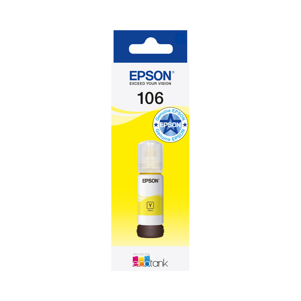 Epson 106 EcoTank Yellow Ink Bottle - Image 3