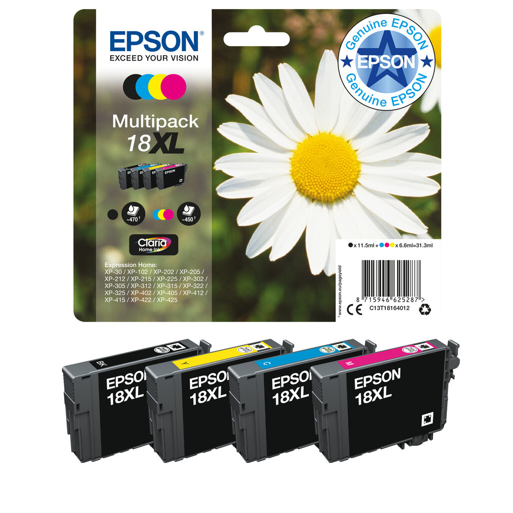 Epson Daisy 18XL Claria Home Single Magenta Ink - Image 3
