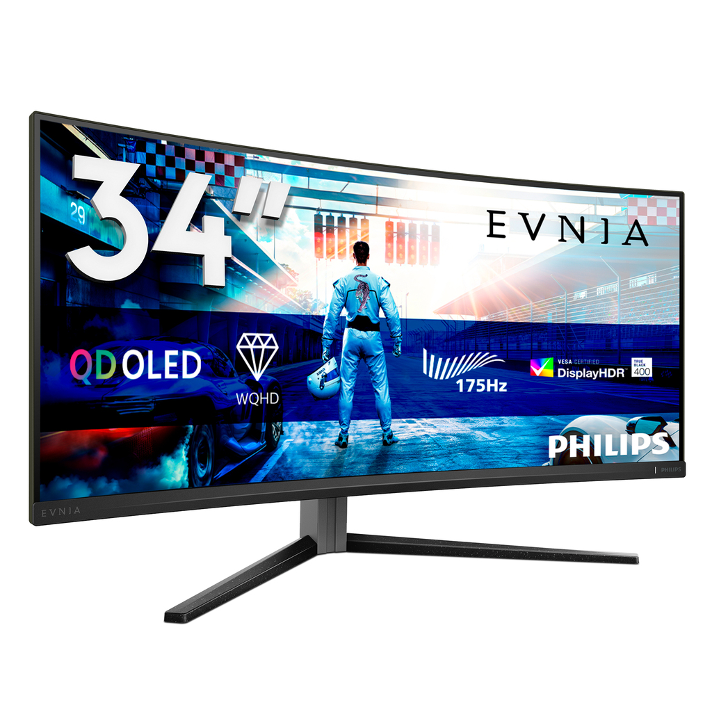 Philips Evnia 6000 34M2C6500/00 computer monitor 86.4 cm (34") 3440 x 1440 pixels Wide Quad HD QD-OLED Grey - Image 7