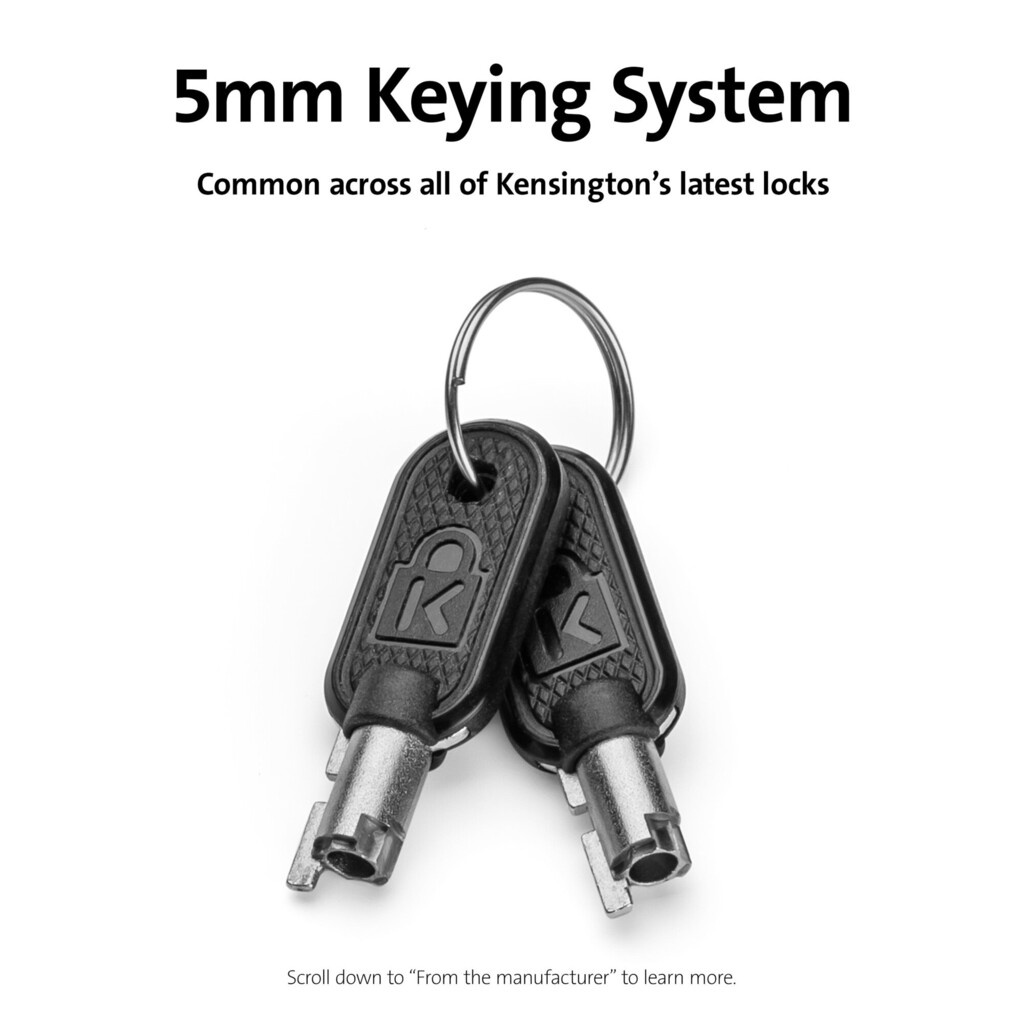 Kensington ClickSafe 2.0 3-in-1 Keyed Laptop Lock (Master Keyed) - Image 3