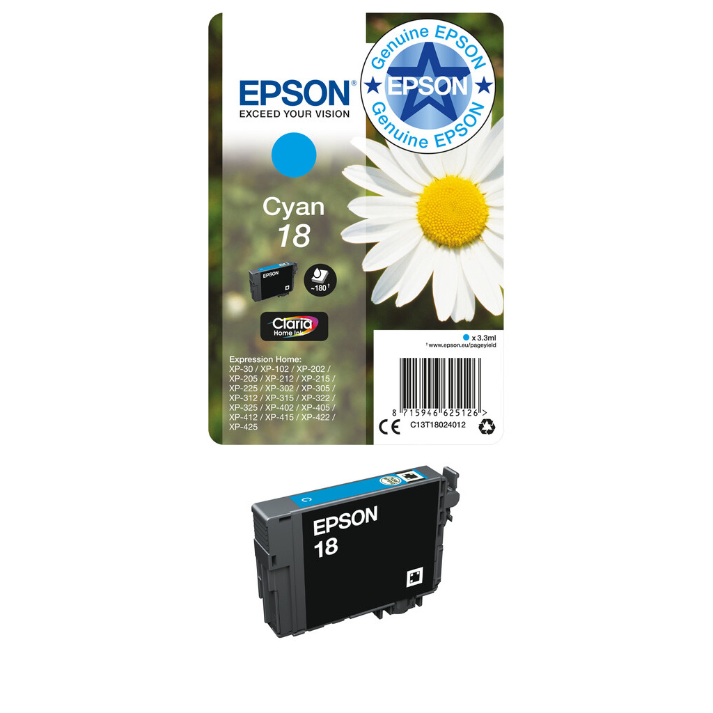 Epson Daisy 18XL Claria Home Single Yellow Ink - Image 4