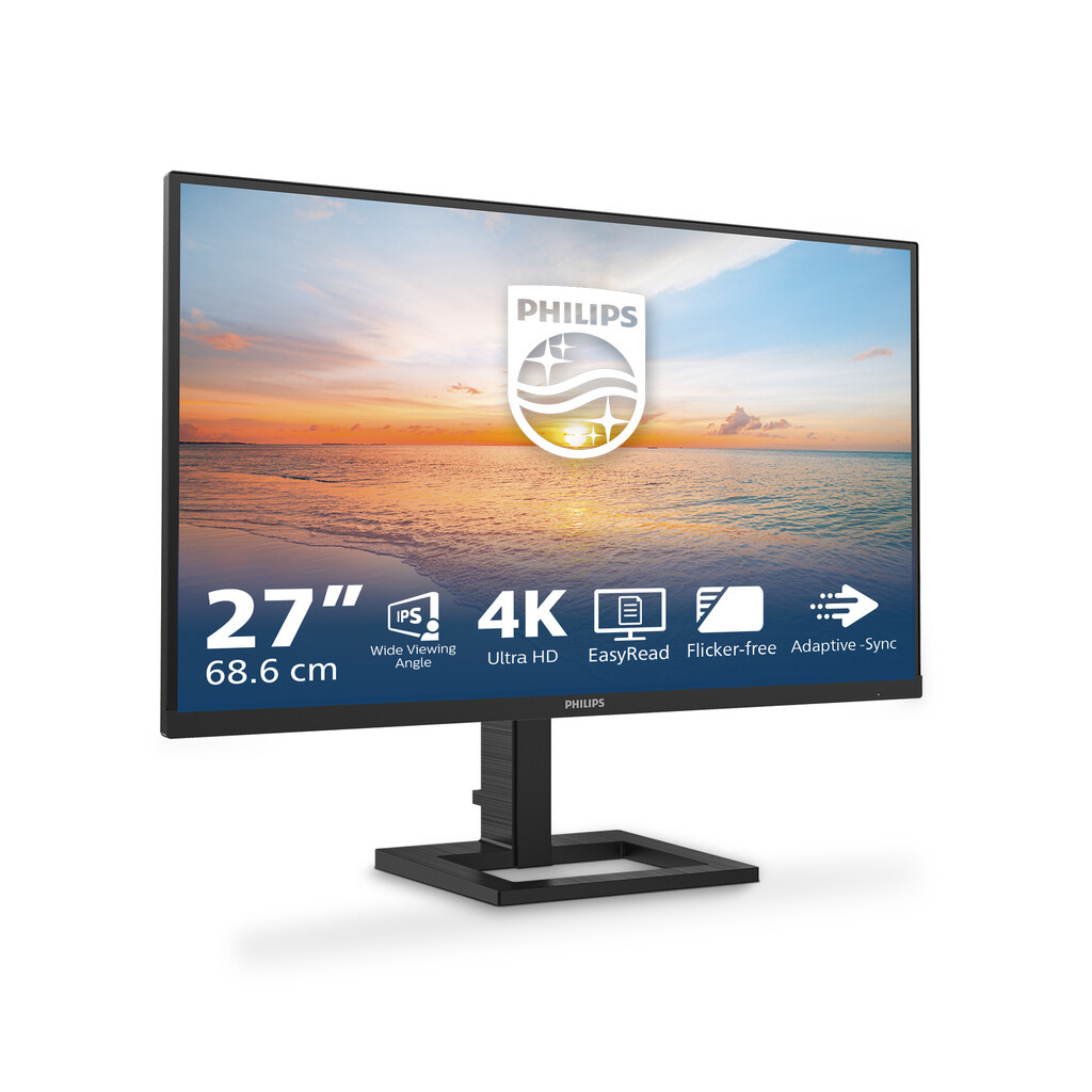 Philips 1000 series 27E1N1900AE/00 computer monitor 68.6 cm (27") 3840 x 2160 pixels 4K Ultra HD LCD Black - Image 3