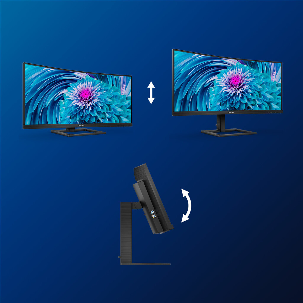 Philips E Line 346E2CUAE/00 computer monitor 86.4 cm (34") 3440 x 1440 pixels Wide Quad HD+ LCD Black - Image 6