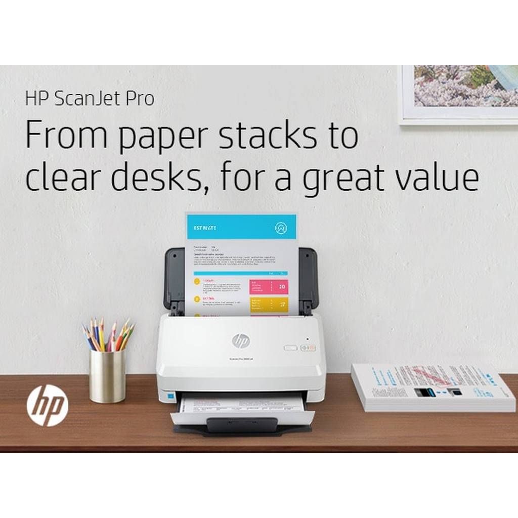 HP Scanjet Pro 3000 s4 Sheet-fed scanner 600 x 600 DPI A4 Black, White - Image 13