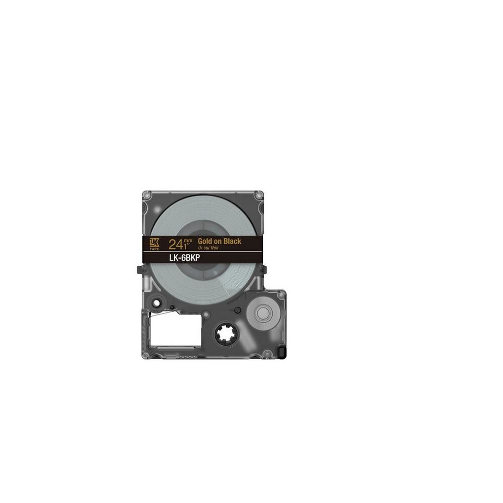 Epson Metallic Tape – Black/Gold 24mm(9m) – LK-6BKP - Image 2